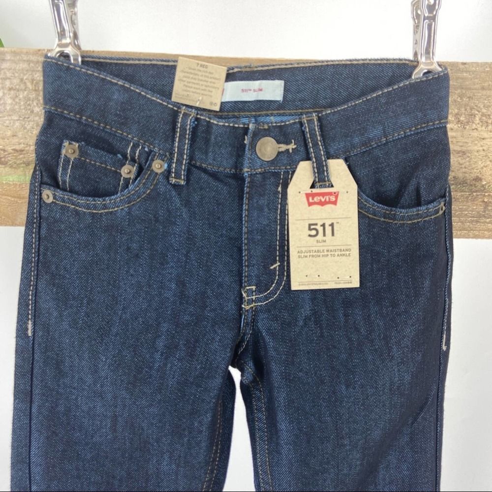 Levi's 511 kids Slim Jeans Black - Picture 6 of 6